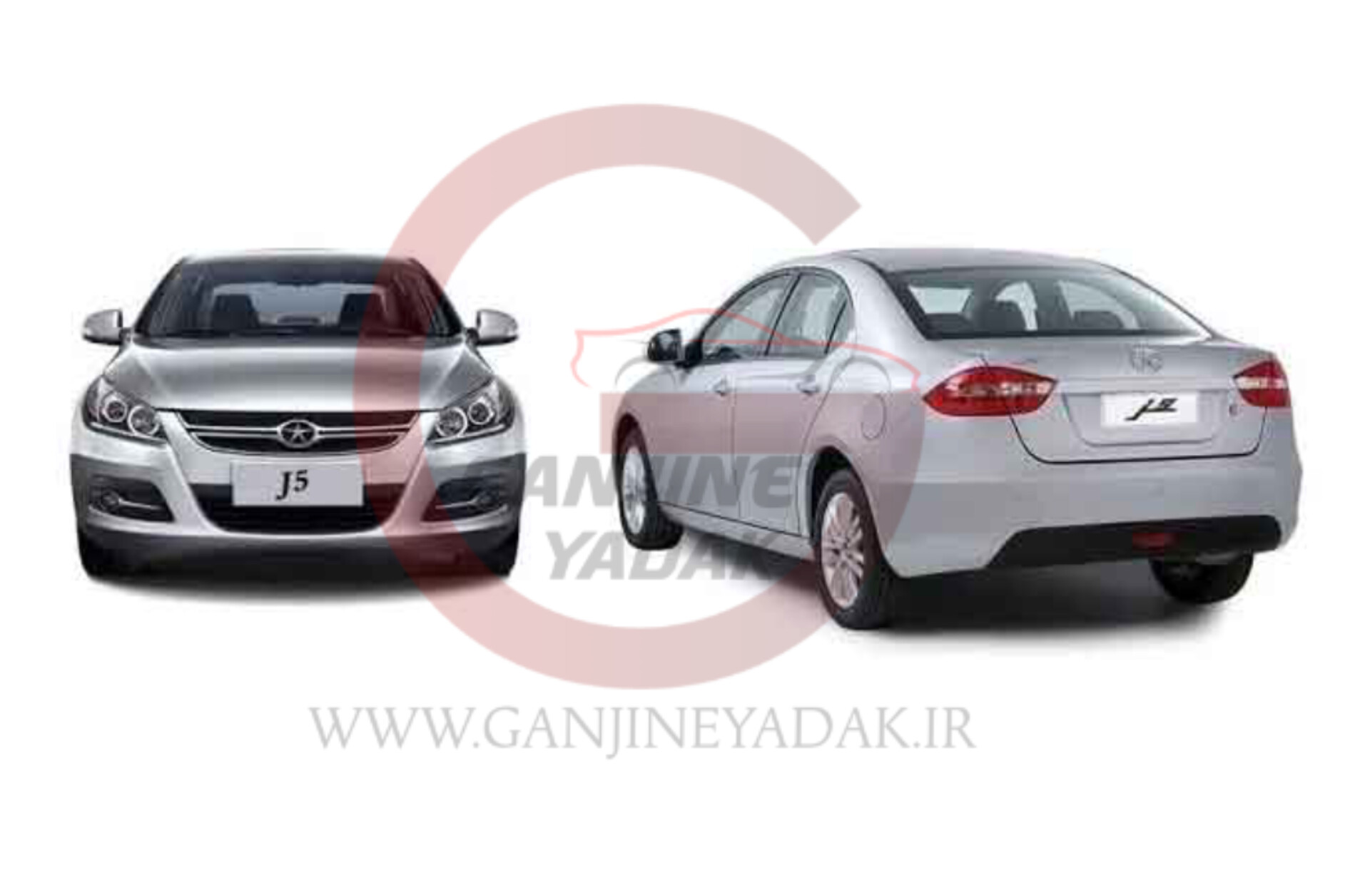سپر عقب جک جی ۵ سفید رنگ شده ضمانت کارواشی